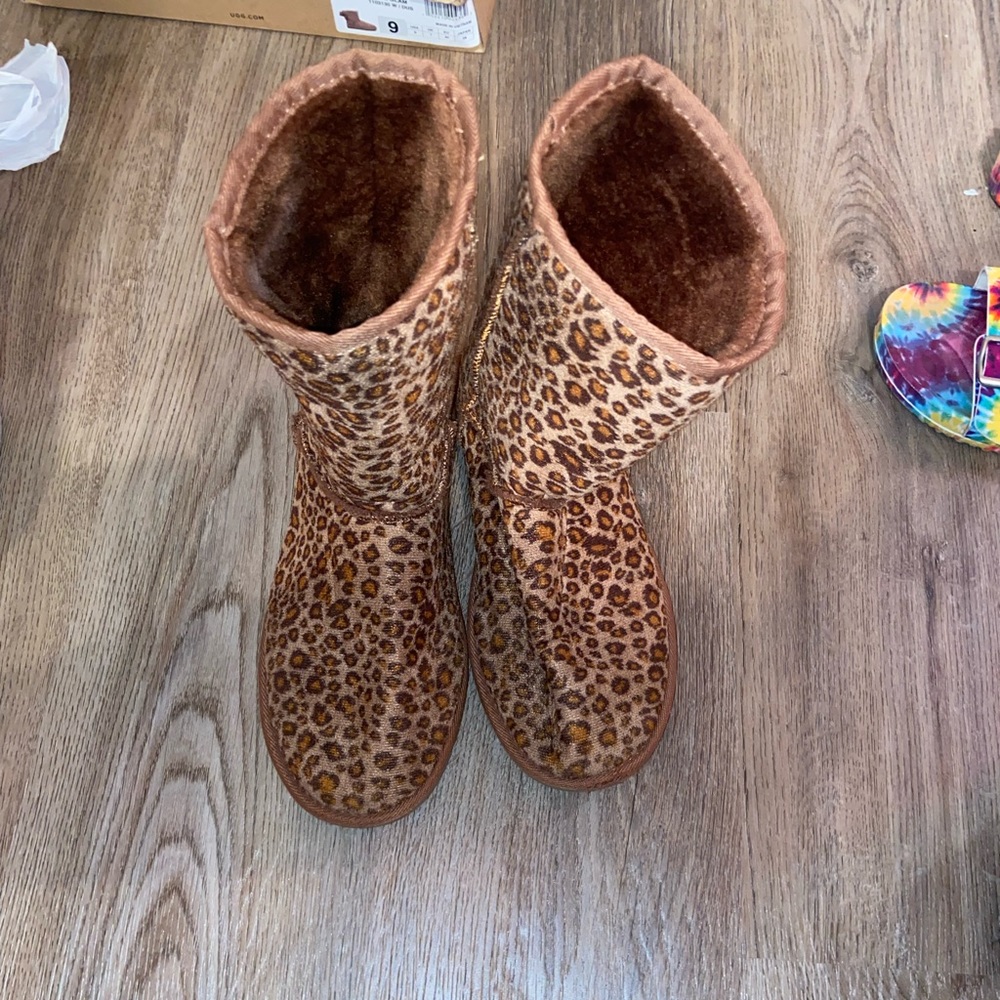 cheetah print winter boots